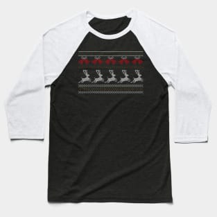 Christmas In Knitting Design Baseball T-Shirt